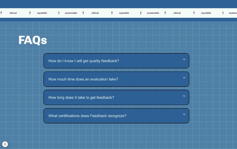 Tech Fleet project landing page